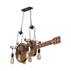 Lampadario a Sospensione Country Rustico - Forma di Chitarra - immagine 2