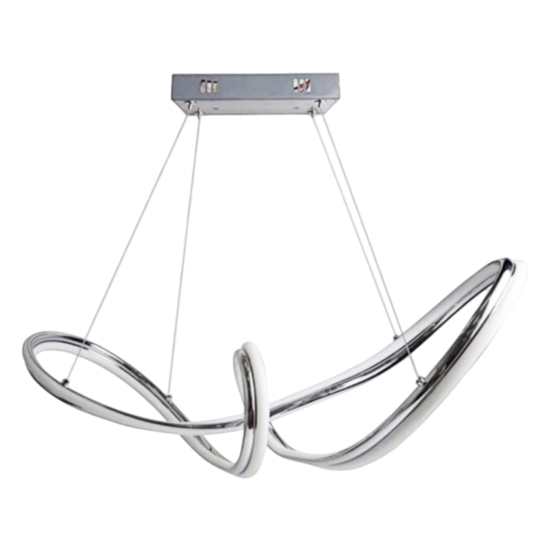 Lampadario LED a Sospensione Intrecciato Universo A59-A3C – 60W SMD, Colore Bianco, CCT Selezionabile (3000K/4000K/6500K)