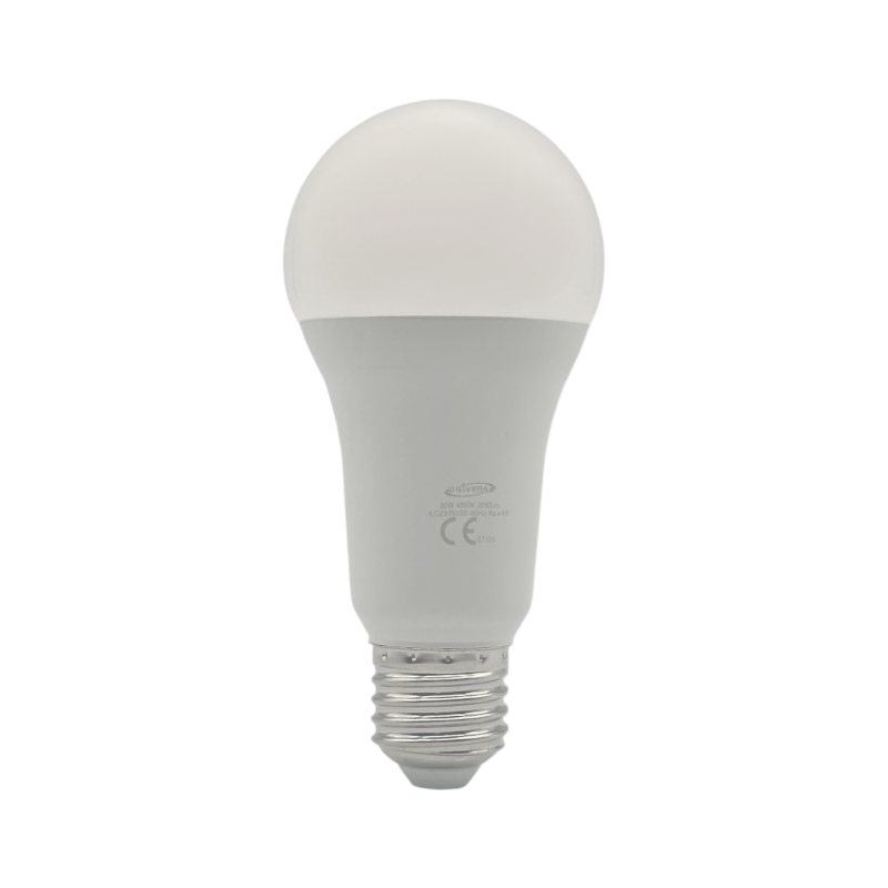Lampadina SMD LED Universo A60-20W – Attacco E27, Forma Bulb A60, 20W, 2050 Lumen, CCT 3000K/4000K/6500K