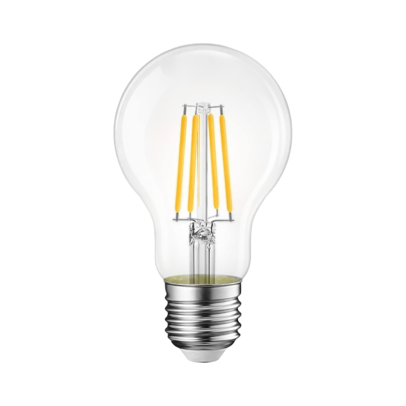 Confezione da 20 Pezzi Universo – Lampadina LED E27 4W, Bulb A60 a Filamento, 360°, 440 Lumen, CCT 2700K/4000K/6500K