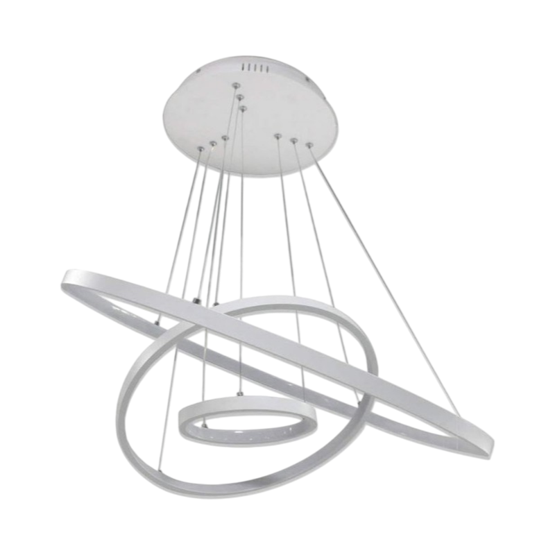 Lampadario LED a Sospensione Universo A64-3C – 51W SMD, Colore Bianco, CCT Selezionabile (3000K/4000K/6500K)