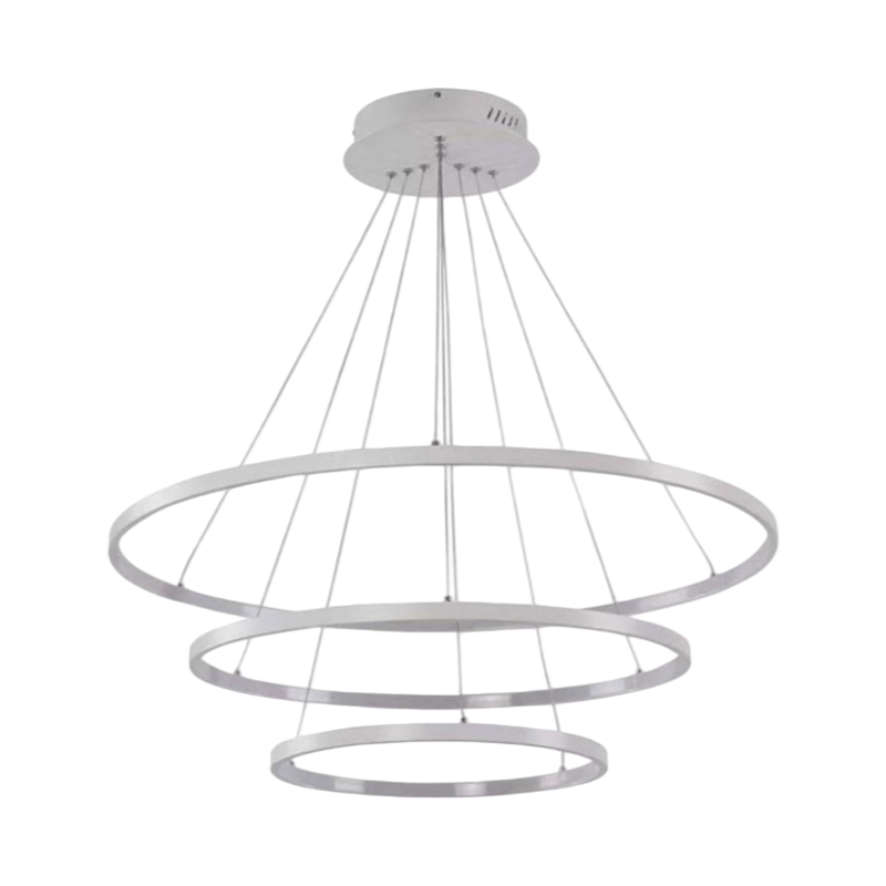 Lampadario LED a Sospensione Universo A64-3C – 51W SMD, Colore Bianco, CCT Selezionabile (3000K/4000K/6500K)