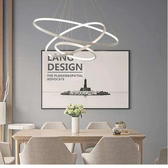 Lampadario LED a Sospensione Universo A64-3C – 51W SMD, Colore Bianco, CCT Selezionabile (3000K/4000K/6500K)