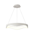 Lampadario LED a Onda Bianco – Montaggio a Sospensione 38W, CCT 3in1 (3000K/4000K/6500K)