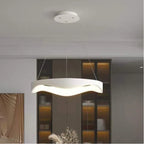 Lampadario LED a Onda Bianco - Montaggio a Sospensione 38W - immagine 2