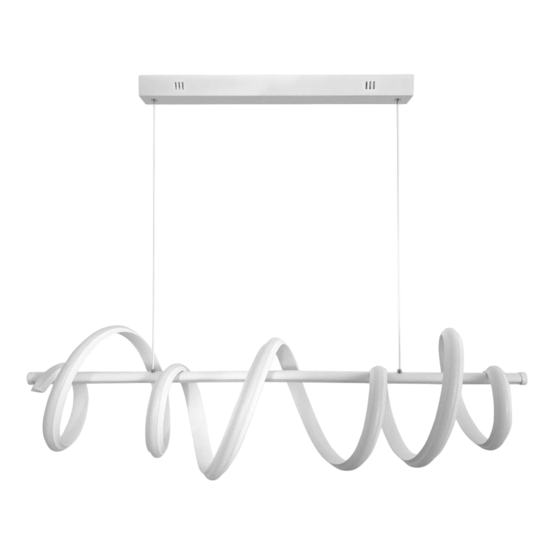 Lampadario LED a Sospensione Intrecciato a Spirale Universo A68-B3C – 60W SMD, Colore Bianco, CCT Selezionabile (3000K/4000K/6500K)