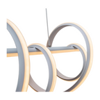 Lampadario LED a Sospensione Intrecciato a Spirale Universo - immagine 2