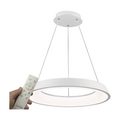 Lampadario LED SMD a Sospensione Universo A71-B3C – Design Circolare 43W, Colore Bianco, CCT 3in1 (3000K/4000K/6500K)
