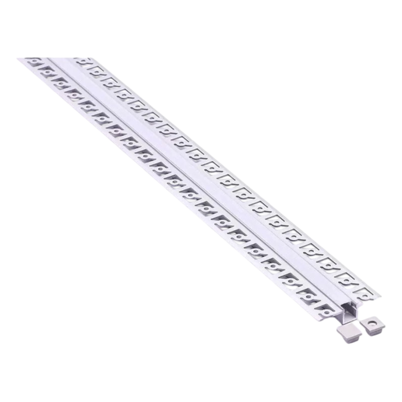 Profilo in Alluminio a Scomparsa per Strisce LED | Lunghezza 2 metri