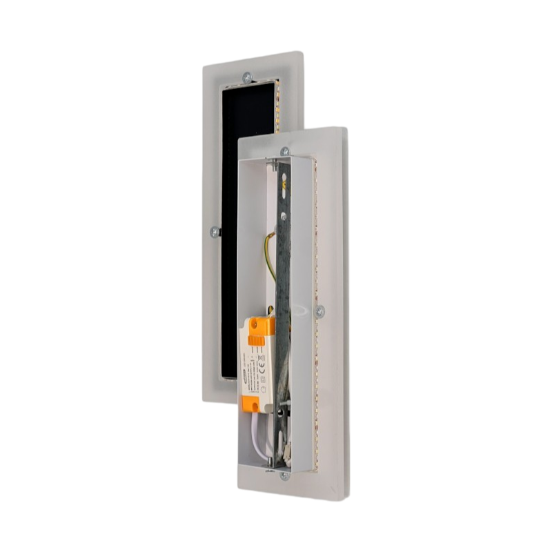 Lampada Applique LED SMD da Interno Universo AQ16-3C – Acrilico 15W, Cambia Colore con Switch CCT 3in1 (3000K-4000K-6500K)