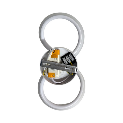 Applique Lampada LED Universo AQ33-B3C – Forma a Infinito, Montaggio a Parete 10W, Colore Luce CCT 3in1 (3000K/4000K/6500K)