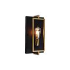 Applique a Muro in Metallo Nero e Bronzo - Stile Industriale - immagine 3