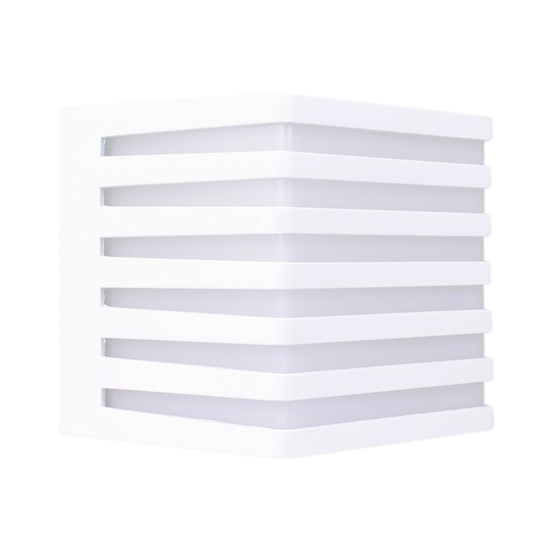 Applique LED da muro quadrata UNIVERSO 10W SMD colore bianco con CCT 3in1 selezione colore 3000K 4000K 6500K IP54