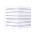 Applique LED da muro quadrata UNIVERSO 10W SMD colore bianco con CCT 3in1 selezione colore 3000K 4000K 6500K IP54