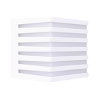 Applique LED da muro quadrata UNIVERSO 10W SMD colore bianco