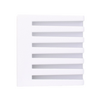 Applique LED da muro quadrata UNIVERSO 10W SMD colore bianco - immagine 2