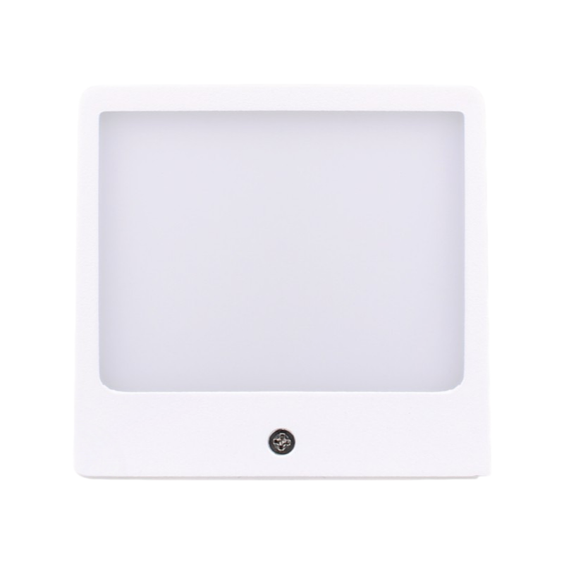 Applique LED da muro quadrata UNIVERSO 10W SMD colore bianco con CCT 3in1 selezione colore 3000K 4000K 6500K IP54