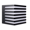 Applique LED da muro quadrata UNIVERSO 10W SMD colore nero con CCT 3in1 selezione colore 3000K 4000K 6500K IP54