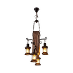 Lampadario a Sospensione Rustico Industrial - con 4 - immagine 2