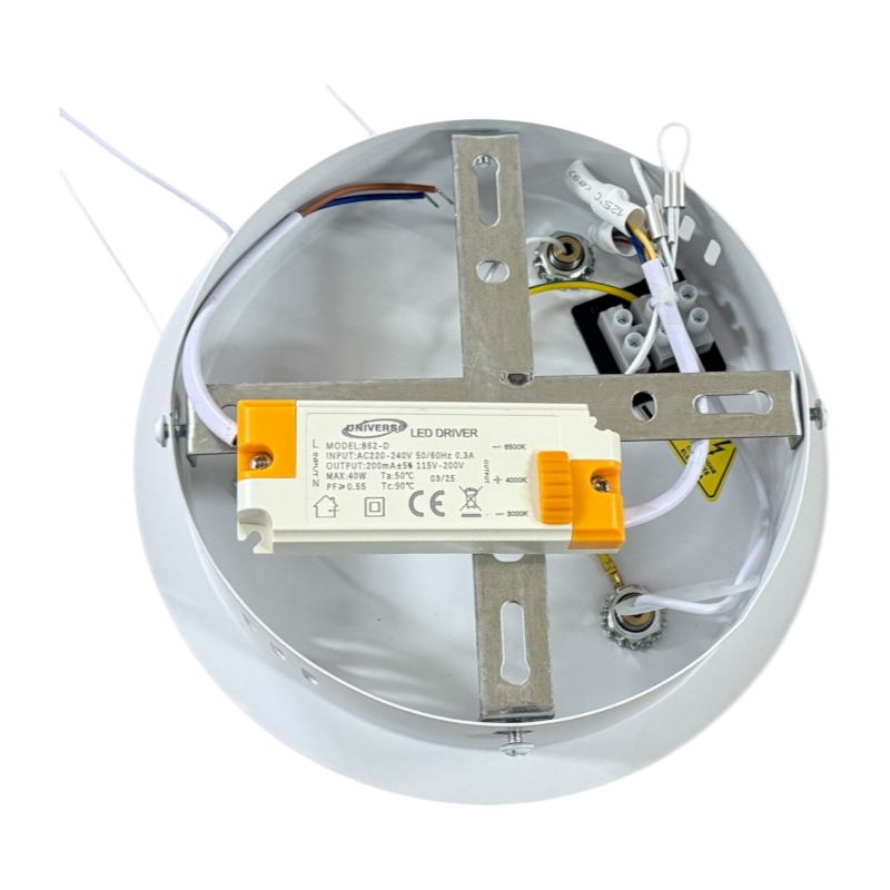 Lampadario LED a Sospensione Intrecciato Universo B62-B3C – 38W SMD, Colore Bianco, CCT Selezionabile (3000K/4000K/6500K)