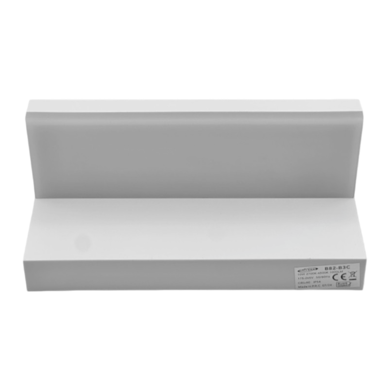 Applique LED da Muro Universo B82-B3C 10W – Wall Light SMD per Esterno, IP54, CCT Switch 3in1 (3000K/4000K/6500K)