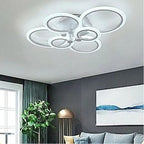 Lampadario Plafoniera LED a Soffitto Stile Moderno - 51W, 6 - immagine 2