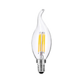 Confezione da 10 Pezzi Universo C35A-T – Lampadina LED Filamento E14 4W, Candela a Fiamma, CCT 3000K/4000K/6500K