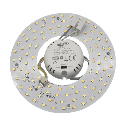 Circolina Magnetica Neon LED Piastra Disco Anello Plafoniera Circolare Lampada T9 G10Q 17W Ø15cm Colore Luce Selezionabile CCT 3in1 3000K-4000K-6500K