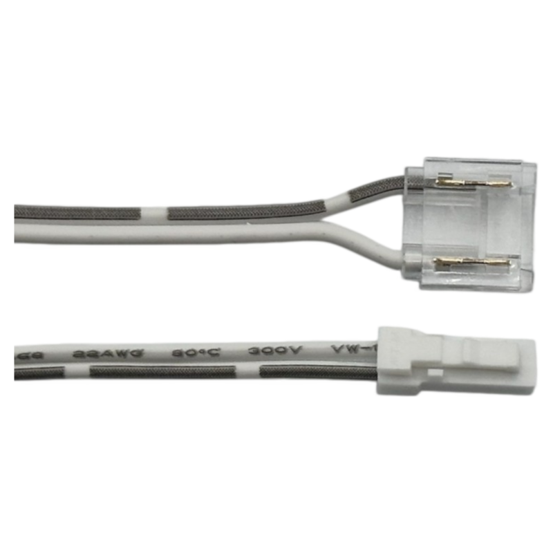 Cavo di Connessione tra Alimentatore Serie QS e Strip LED Monocolore DC12-24V | Larghezza 10mm