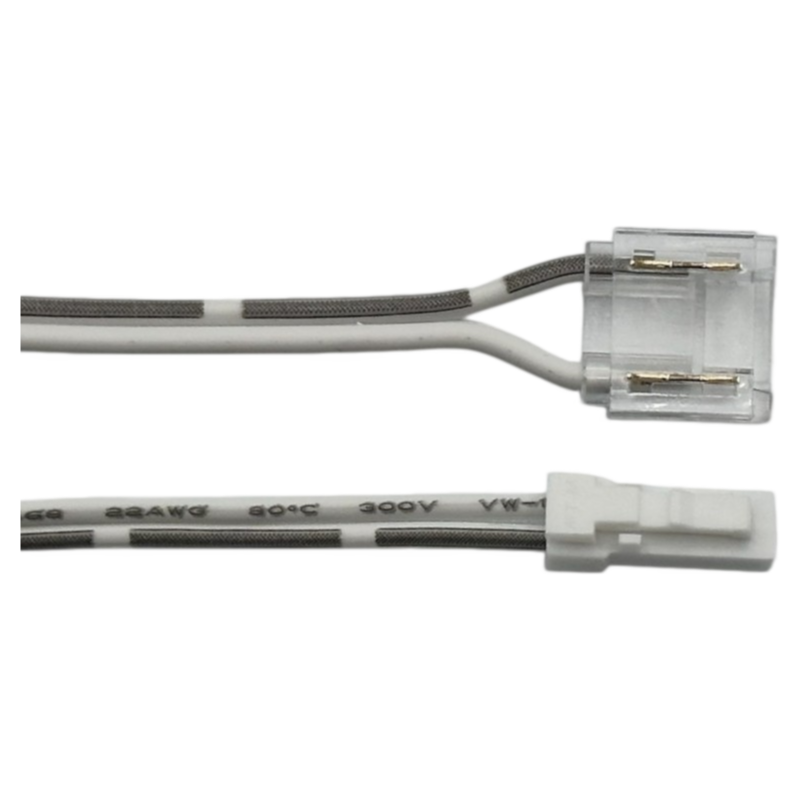 Cavo di Connessione tra Alimentatore Serie QS e Strip LED Monocolore DC12-24V | Larghezza 8mm