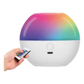 Lampada LED da Tavolo Multicolore RGB Ricaricabile con Telecomando IR