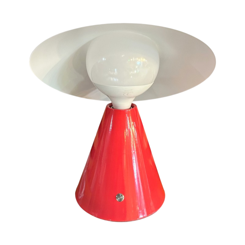 Lampada da Tavolo Moderna con Portalampada E27 – Colori Giallo, Bianco, Nero, Rosso