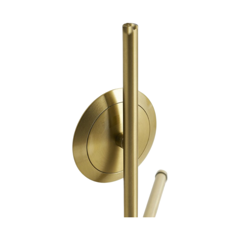 Lampada da Tavolo Universo Bronzo – Metallo con Paralume a Sfera in Vetro, Attacco G9, Max 10W