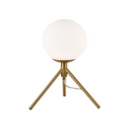 Lampada da Tavolo Universo Bronzo - Sfera in Metallo e