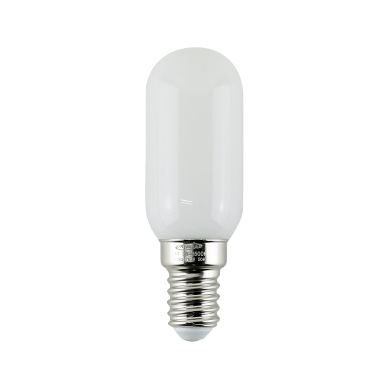 Kit da 5 Pezzi Universo – Lampadina LED E14 4W, Tubolare T25, 390 Lumen, Apertura 300°, CCT 3000K/4000K/6500K