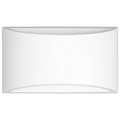 Applique Plafoniera in Gesso Verniciabile – Doppia Emissione Luminosa 25W con Portalampada G9
