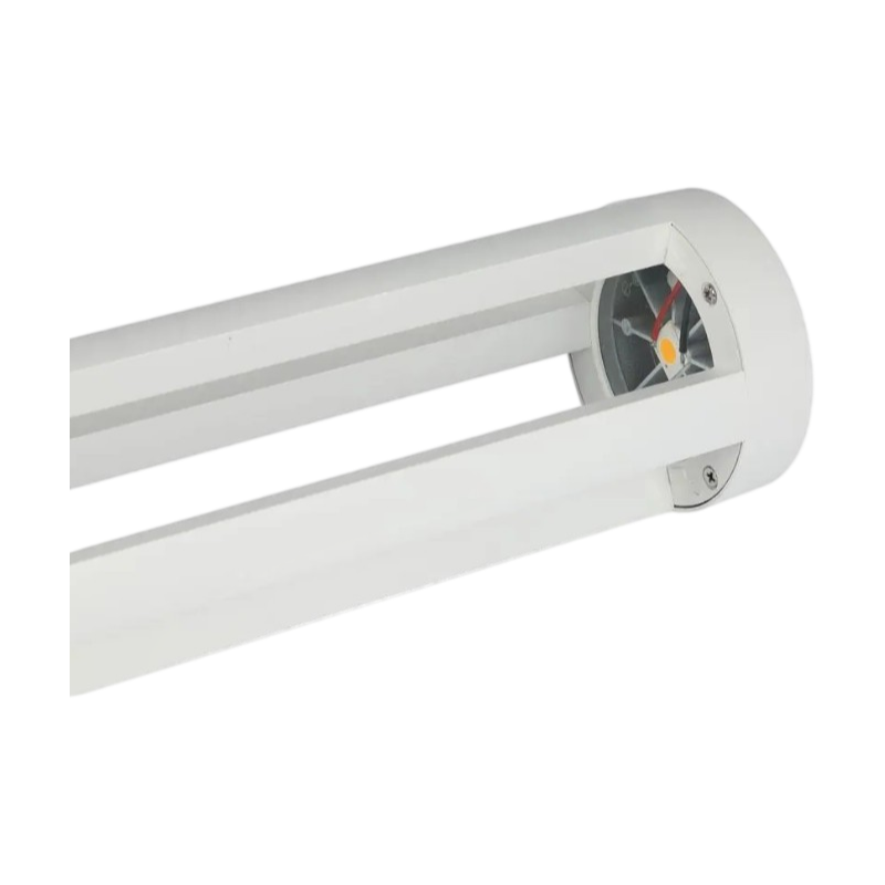 Lampada LED da Giardino con Fissaggio a Terra – 12W, Colore Bianco, 600 Lumen, IP65, Altezza 60 cm