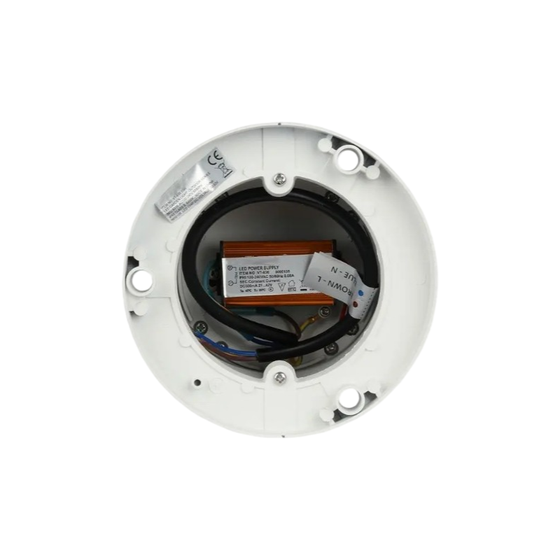 Lampada LED da Giardino con Fissaggio a Terra – 12W, Colore Bianco, 600 Lumen, IP65, Altezza 30 cm