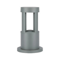 Lampada LED da Giardino con Fissaggio a Terra – 12W, Colore Grigio, 600 Lumen, IP65, Altezza 30 cm