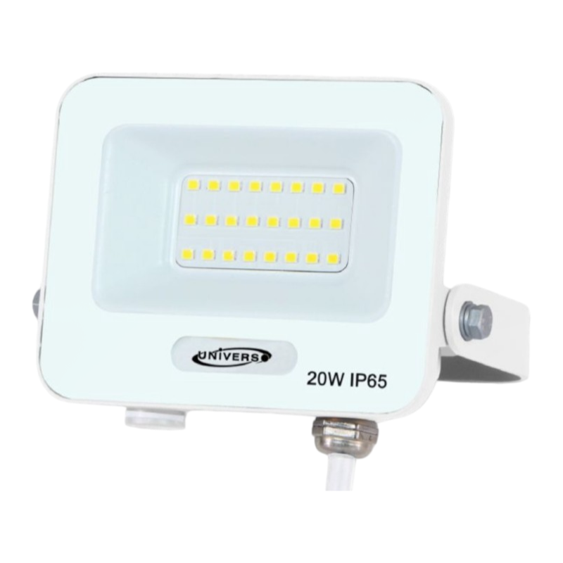 Proiettore SMD LED Slim UNIVERSO EK05-20W-B 20W | CCT Selezionabile 3000K-4000K-6500K IP65 Bianco
