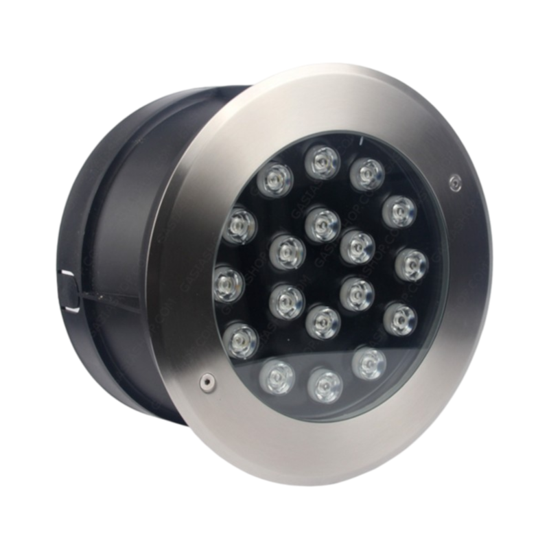 Faretto Segnapasso Calpestabile LED da Interramento 18W SMD Power LED IP67
