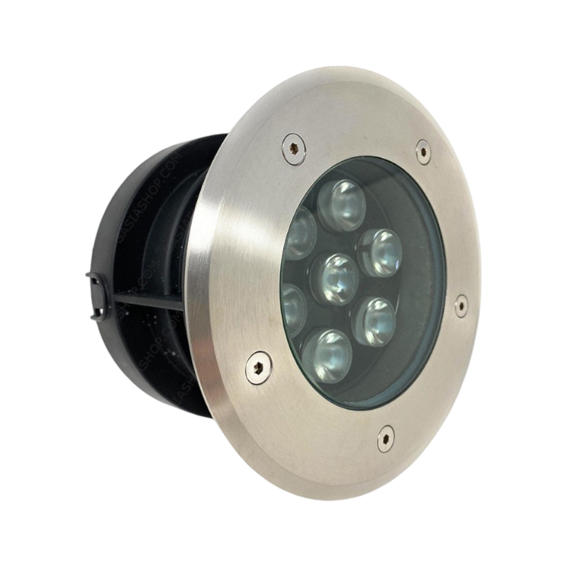 Faretto Segnapasso Calpestabile a LED da Interramento 7W SMD Power LED IP67