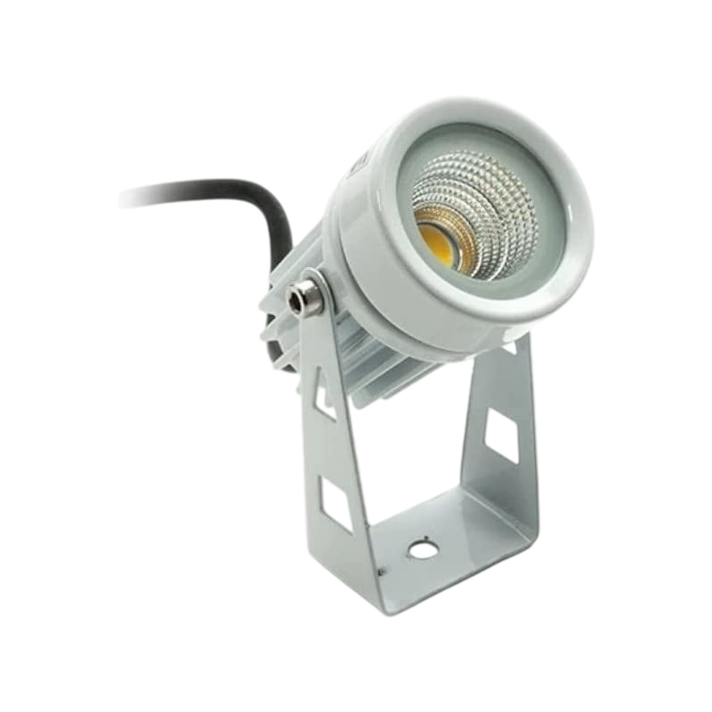 Proiettore COB LED Orientabile da Giardino 3.5W IP65 | Bianco Caldo/Naturale/Freddo + Verde + Blu
