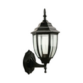 Lampada Lanterna Faretto da Muro – Applique da Giardino con Attacco E27, IP45, Colore Nero