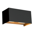 Applique LED da muro nera UNIVERSO ES30-N3C 24W con doppio - immagine 2