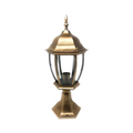 Lampada Lanterna Faretto da Terra – Applique da Giardino con Attacco E27, IP45, Colore Rame Anticato