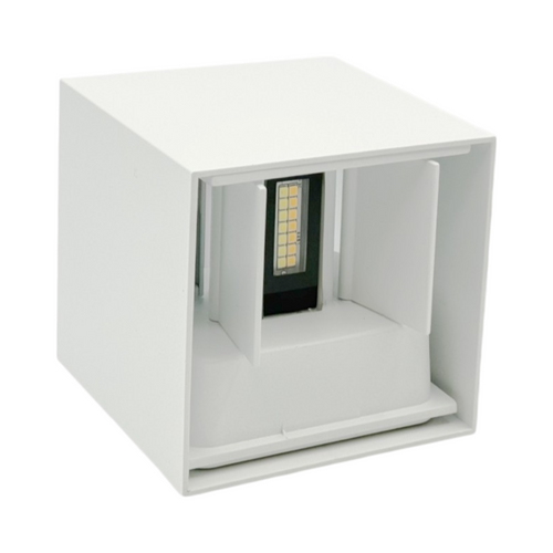 Applique LED da muro doppia emissione UNIVERSO ES46-B3C 12W COB con fascio regolabile e selettore CCT 3000K 4000K 6500K IP65