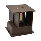 Applique da muro doppia LED COB 12W UNIVERSO ES46-C3C con - immagine 3
