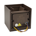 Applique da muro doppia LED COB 12W UNIVERSO ES46-C3C con - immagine 4