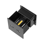 Applique Lampada a Muro Nera - Doppio LED COB 12W con Fascio - immagine 3